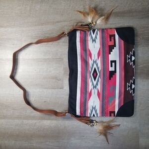 Bohemian Tribal Print Tote Bag / Purse